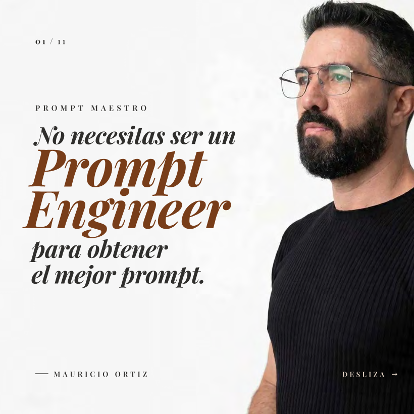 Mejora tus prompts — playbook de IA aplicada por Mauricio Ortiz